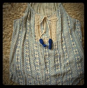 Knit flowy fun lightweight rayon top